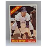 1966 Topps Baseball Clete Boyer 9