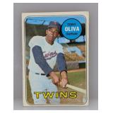 1969 Topps Baseball Tony OLIVA HOF 600 Crease