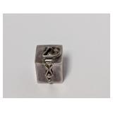 .925 Sterling Silver Lock Box Locket