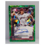 2025 Topps Chrome Sapphire Dana RC Auto /99 Green