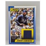 2025 Topps Update Junior Caminero 1990 Topps Relic