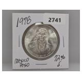 1978 72% Silv Mexico 100 Pesos