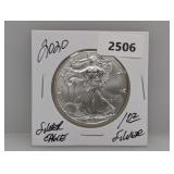 2020 1oz .999 Silv Eagle $1 Dollar