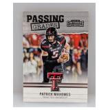2017 Contenders Patrick Mahomes RC Passing Grades