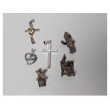 13.59G .925 Sterling Silver Pendant Lot