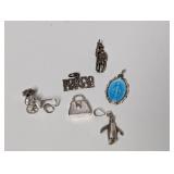 15.14G .925 Sterling Silver Pendant Lot