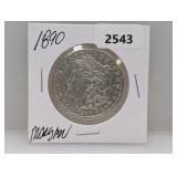 1890 90% Silv Morgan $1 Dollar
