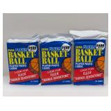 (3) 1991 Fleer Basketball 53 Card Jumbo Packs