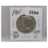1964 90% Silv JFK Half $1 Dollar