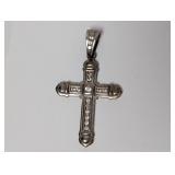 .925 Sterling Silver Cross Pendant