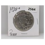 1935-S 90% Silv Peace $1 Dollar