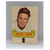 1966 Topps Rub-Off Baseball Brooks Robinson HOF
