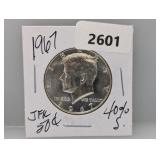 1967 40% Silv JFK Half $1 Dollar