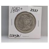 1882-S 90% Silv Morgan $1 Dollar