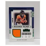 2021 Contenders Green Javonte Williams RC Relic