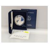 2002-W 1oz .999 Silv PF Eagle $1 Dollar