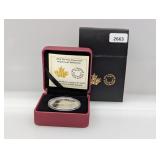 2015 .999 Silv Canada Maple Leaf $20