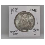 1978 72% Silv Mexico 100 Pesos