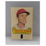 1966 Topps Rub-Off Baseball Dick Stuart