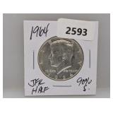1964 90% Silv JFK Half $1 Dollar