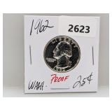 1962 90% Silv PF Wash Quarter