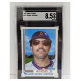 1982 Topps Traded #47T Reggie Jackson SGC 8.5