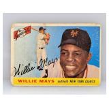 1955 Willie Mays Topps #194 Damage