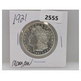1921 90% Silv Morgan $1 Dollar