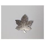 .925 Sterling Silver BONDBOYD Maple Leaf Brooch