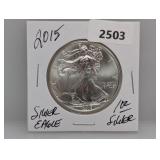 2015 1oz .999 Silv Eagle $1 Dollar