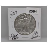 2017 1oz .999 Silv Eagle $1 Dollar