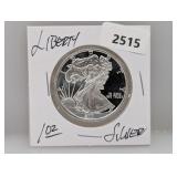 1oz .999 Silv Liberty Round