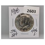 1968 40% Silv JFK Half $1 Dollar