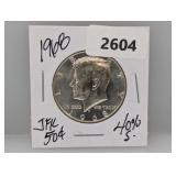 1968 40% Silv JFK Half $1 Dollar