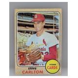 1968 Topps Steve Carlton #408 Stains