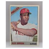 1966 Topps Johnson No SOLD STATEMENT VAR Creases