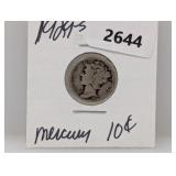 1929-S 90% Silv Mercury Dime