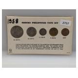 1958 Modern Philippines Type Set
