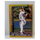 2025 Topps Update Chase Dollander /50 Gold RC
