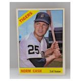 1966 Topps Baseball Norm Cash 315