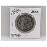 1890-O 90% Silv Morgan $1 Dollar