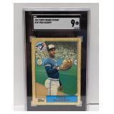 1987 Topps Traded Tiffany Fred McGriff RC SGC 9