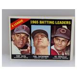 1966 Topps LEADERS TONY OLIVA/YASTRZEMSKI 216