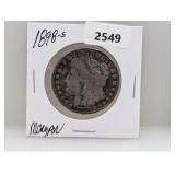 1898-S 90% Silv Morgan $1 Dollar