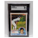 1983 Topps #498 Wade Boggs RC SGC 7