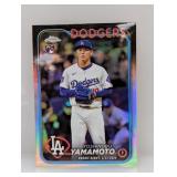 2024 Topps Chrome Yoshinobu Yamamoto RC Ref