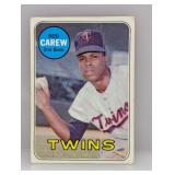 1969 Topps Baseball Rod Carew HOF 510 Crease