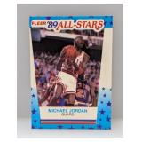 1989 Michael Jordan Fleer All Stars Stickers