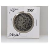 1901-O 90% Silv Morgan $1 Dollar
