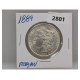 1889 90% Silv Morgan $1 Dollar